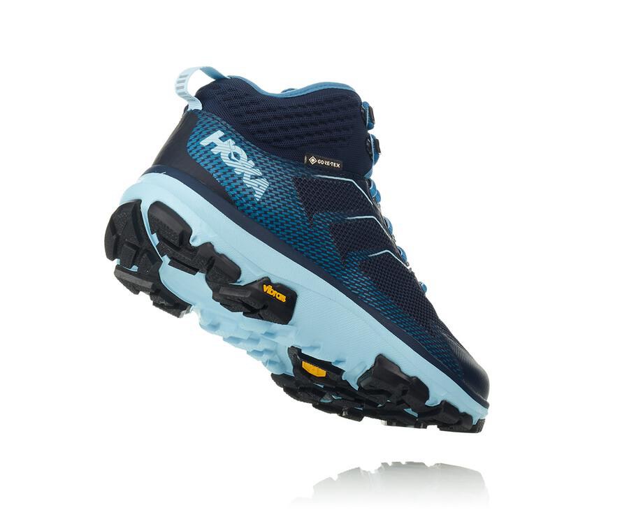 Sapatilhas Hoka One One Feminino Azuis - Toa Gore-Tex - 162-YQFJRB